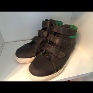 Mini Boden Boys Leather Boots Size 37 (US size 5)